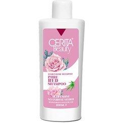 تصویر شامپو رنگساژ قرمز سریتا بیوتی 