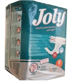 تصویر پوشینه چسبی بزرگسال جولی سایز متوسط 10 عدد ا Joly Medium Adult Protective Diaper 10Pcs Joly Medium Adult Protective Diaper 10Pcs