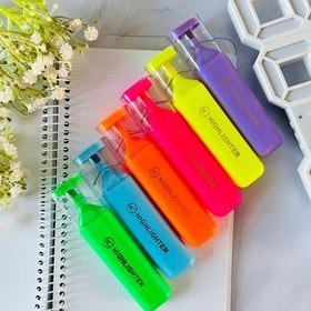 تصویر ماژیک هایلایتر فسفری Highlighter pen