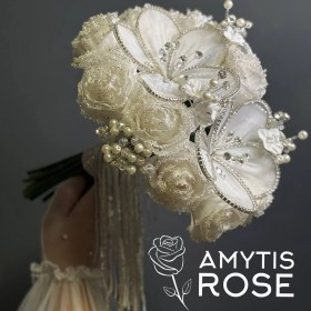 تصویر دسته گل عروس تمیس 304# Temis 