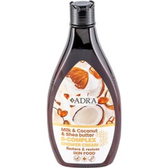 تصویر شامپو بدن کرمی آدرا حاوی روغن نارگیل و شی باتر حجم ۴۰۰ میلی لیتر 