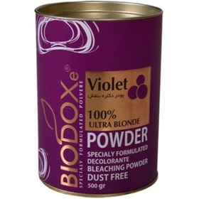 تصویر پودر دکلره بنفش بیوداکس ۵۰۰ گرم Biodox Ultra Blonde Powder 500gr