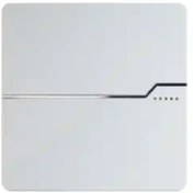 تصویر کلید و پریز ویرا مدل T2 رنگ سفید 