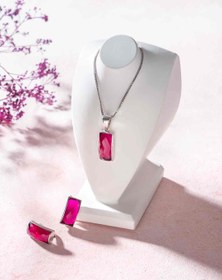 تصویر استند گردنبند دو رنگ 