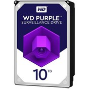 تصویر هارد دیسک اینترنال وسترن دیجیتال سری بنفش ظرفیت 10 ترابایت غیراصل Western Digital Purple Internal Hard Drive 10TB