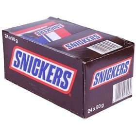 تصویر شکلات اسنیکرز 24عددی Snickers