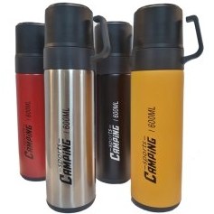 تصویر فلاسک استیل CAMPING اسپرت ۶۰۰میلی لیتر استیل دو‌جداره flask steel CAMPING sports 600 ml steel 2jedareh