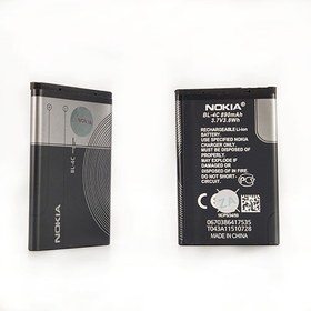 تصویر باتری سرجعبه موبایل Nokia BL-4C Nokia BL-4C Battery