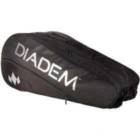 تصویر ساک تنیس دایادم Diadem Tour 9 Pack Nova Bag Black/Chrome 