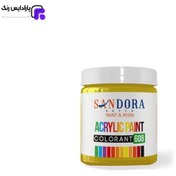 تصویر مادر رنگ اکریلیک کلورانت زرد لیمویی ساندورا 302 ربعی 300 گرمی 