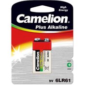 تصویر باتری کتابی کملیون آلکالاین پلاس Camelion Plus Alkaline 9v Camelion plus alkaline LR03 9v battery 700mAh