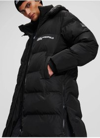 تصویر کاپشن مردانه مشکی Karl Lagerfeld | 5003218333 اورجینال 