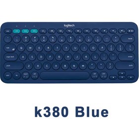 تصویر کیبورد بی سیم لاجیتک مدل K380 وارداتی - صورتی کارتونی Logitech K380 Keyboard