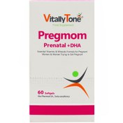 تصویر سافت ژل پرگمام ویتالی تون 60 عددی Vitally Tone Pregmom 60 Softgels