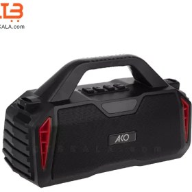 تصویر اسپیکر بلوتوثی قابل حمل آکو مدل AS-8 Ako AS-8 portable bluetooth speaker