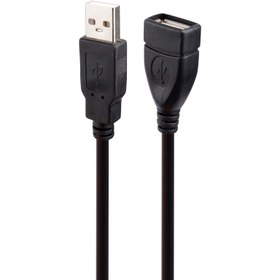 تصویر کابل افزایش طول HP USB 1.8m HP USB Male to USB Female 1.8m Cable