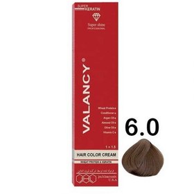 تصویر رنگ مو والانسی سری طبیعی مدل قهوه ای روشن شماره N6 VALANCY Light Brown No N6 Hair Color 100 ml