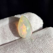 تصویر نگین سنگ طبیعی اپال معدنی اتیوپی کد 36523 