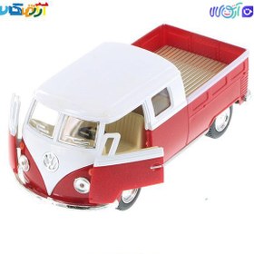 تصویر ماشین فلزی کلاسیک مدل 1963 VOLKWAGEN BUS DOUBLE CAB PICKUP 