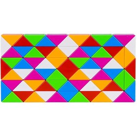 تصویر روبیک مار کای‌وای ۷۲ قطعه – ساخت اشکال خلاقانه با روبیک ماری باکیفیت QiYi Snake Cube 72 Segments – Creative Transformable Magic Snake Puzzle