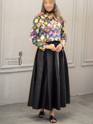 تصویر ست کت و دامن گره استایل مدل شفق 