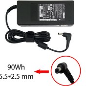 تصویر آداپتور لپ تاپ ایسوسASUS 19V 4.7A سر فیش نرمال 19V 4.7A Laptop Power Adapter