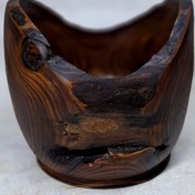 تصویر میوه خوری دفُرمه رستیک چوبی 