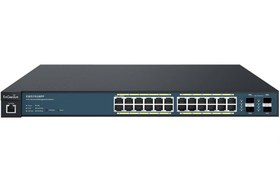 تصویر سوییچ دسکتاپ 24 پورت POE انجنیوس مدل EWS7928FP Engenius EWS7928FP POE 24-Port Desktop Switch