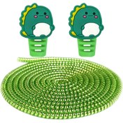 تصویر محافظ کابل رینیکا مدل Chubby Dinosaur NBB03 مجموعه 3 عددی 