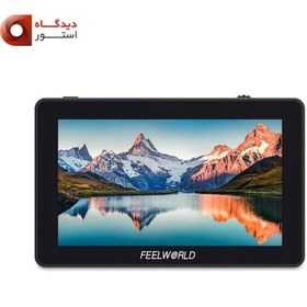 تصویر مانیتور روی دوربین فیلورد FEELWORLD F6 PLUS 4k 