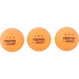 تصویر توپ پینگ پونگ 3 ستاره YOUYIXI بسته 6 عددی - زرد YOUYIXI Ping Pong Ball