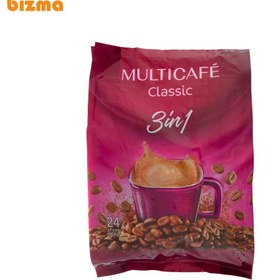 تصویر کافی میکس 3 در 1 مولتی کافه - 24 ساشه 18 گرمی Coffee Mix 3 in 1 Multi-Cafe - 24 sachets 18 g