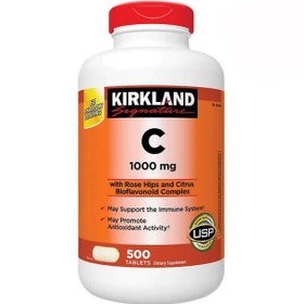 تصویر قرص ویتامین C کرکلند 1000mg (500 عددی) Vitamin c Kirkland