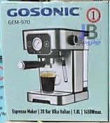 تصویر اسپرسو ساز گوسونیک مدل GEM-970 Gosonic GEM-970 Espersso Maker