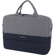 تصویر کیف لپ تاپ دوشی انتلر مدل B0155 سایز ۱۵.۶ اینچ خاکستری antler