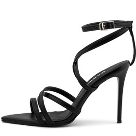 تصویر صندل کارینا چرمی مشکی 