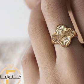تصویر انگشتر طلا ونکلیف 