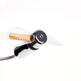 تصویر پنکه و نمایشگر ساعت USB Clock Fan 