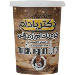 تصویر کره بادام زمینی کرانچی دکتر بادام 470 گرم 
