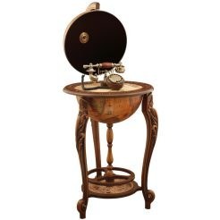 تصویر تلفن کره چوبی کد TG-816 رنگ BROWN LOTUS - JOLIET Metal Wall Clock Code M 4031