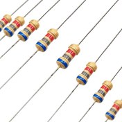 تصویر مقاومت 6.8 کیلو اهم 1/4 وات 5% resistor 6.8 K ohm 1/4W 5%