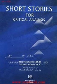 تصویر Short Stories for Critical Analysis/Mansoor Fahim 