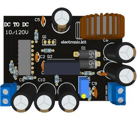 تصویر فایل طرح مبدل افزاینده ولتاژ DC 120v 