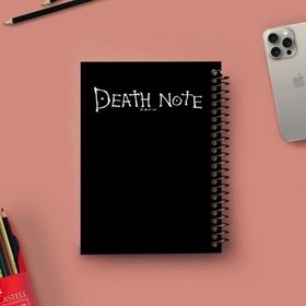 تصویر دفتر زبان 60 برگ مشایخ طرح دث نوت (DEATHNOTE) مدل انیمه کد DLA105 