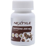 تصویر قرص کافئین نکستایل ۲۰۰ میلی گرم بسته ۳۰ عددی 