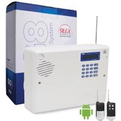 تصویر پنل دزدگیر سایلکس SG8-805Q | سیستم امنیتی هوشمند با کنترل GSM و سیم‌کارت کد:0455 