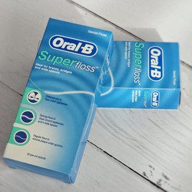 تصویر نخ دندان سوپرفلاس اورال بی SuperFloss Oral-B 