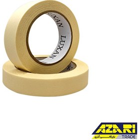 تصویر چسب کاغذی لوکسان 50 یارد عرض 2.5 سانتی متر 