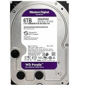 تصویر هارد 6 ترابایت بنفش اینترنال وسترن دیجیتال 3.5 اینچ مدل Western Digital Internal Hard Drive 6TB Purple 