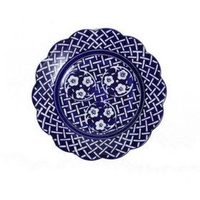 تصویر بشقاب آبی Lycg 023 6 مجموعه صفحه چینی کیک Lucky Art 